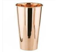 COPPAYA Pure Copper Tumbler, 600 ml Capacity, Plain Design Ayurvedic Water Cup, 11.8 Fl Oz