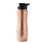 COPPAYA Pure Copper Water Bottle with Sipper, 900ml Capacity (30.4 US fl oz), Traditional Ayurveda Drinkware for Daily Use, Made in India