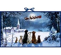 Coppenrath A Glimpse of Santa Luxury Traditional Luxury Christmas Picture Advent Calendar Designed by Richard Macneil