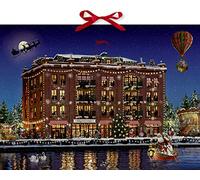 Coppenrath Christmas by the Waterside Traditional Luxury Christmas Picture Advent Calendar Designed by Barbara Behr