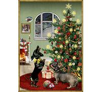 Coppenrath Festive Dogs A3 Traditional Picture Advent Calendar Designed by Barbara Behr