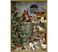 Coppenrath Festive Farm A4 Traditional Picture Advent Calendar Designed by Barbara Behr