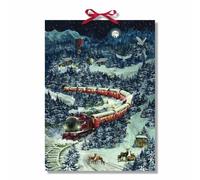 Coppenrath Magical Winter Express Traditional Luxury Christmas Picture Advent Calendar Designed by Barbara Behr