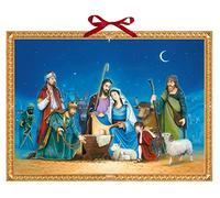 Coppenrath On Christmas Eve Nativity Religious Huge Traditional German Advent Calendar 52 cm Wide x 38 cm
