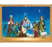Coppenrath 'The Nativity' Traditional Advent Calendar with Nativity Story in Words and Pictures