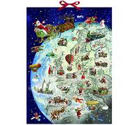 Coppenwrath Giving Gifts on Christmas Eve Coppenrath Advent Calendar Design by Barbara Behr 52 x 38 cm Glitter / Ribbon, Multicolor