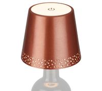 Copper 2.6W Rechargeable LED Bottle Light Briloner Copper One Size