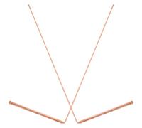 Copper 2 Pcs and Divining Rods for Water Detection Treasure Hunting