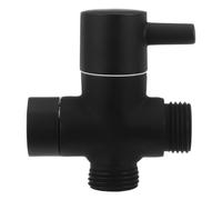 Copper 3-Way Shower Diverter Valve G1/2 Threaded Mount Universal | Easy Switching between Outlets, Precise Water Flow Regulation, Heat-resistant Modern Sl esign