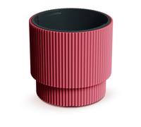 B2C Plant Pots Flower Planter 7 Colours 2 sizes Tall Wavy Plastic Pot Boho Elegant Textured Plastic Lightweight Home Garden Patio (Copper, 30cm - 17L)