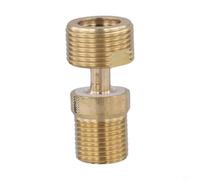Copper 360 Degree Swivel Shower Faucet Adapter, Adjustable Eccentric Angle Connector for Wall Mount, Variable Diameter Reducer Elbow Fitting for Bathroom Kitchen Utility Room Plumb(1PC)