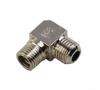 Copper 90 Degree Elbow Valve for Air Compressor Unloader Applications Supporting Standard Thread Sizes and Common Air System Requirements (D)