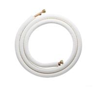 Copper Air Conditioner Connecting Pipe, Triple-Layer Insulated AC Line Set With Pre-Flared Ends For Heating Cooling Systems
