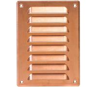 Copper Air Vent Grille 140mm X 190mm With Fly Screen
