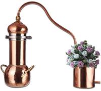 Copper Alembic Still Kit with Thermometer - Professional Essential Oil Distiller for Plant Extraction, Home Aromatherapy, Floral Hydrosol Distillation Set