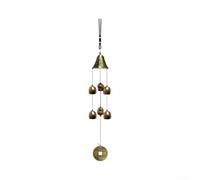 Copper Alloy Dragon Wind Chime 12x7.5cm Copper Alloy Dragon | Auspicious dragon shape, clear melodious , copper alloy build, 12cm size, indoor outdoor use