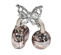 Copper Alloy Earphone Clip, Dazzling Rhinestone Bow, Detachable Universal Headphone Decoration, Bling Earphone Clip for All Models