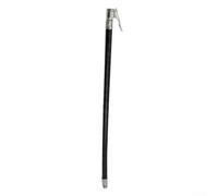 Copper Alloy Tire Inflator Hose 370mm Copper Alloy Tire Inflator(Black 9.5mm)