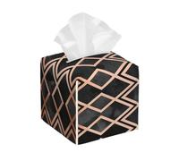 Copper And Black Geo Diamonds, Tissue Box Holder Tissue Box Cover Tissue Holder Tissue Dispenser