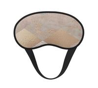 Copper and Blush Rose Gold Marble Argyle, Full Eye Covers Light Blocking Eye Masks Blackout Sleep Eye Muffs