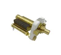 Copper and Ceramic Variable Capacitor Perfect for Tuning in Various Frequency Ranges Across Multiple Application Compact Capacitor， Fine Capacitance Control in Circuit Design Projects