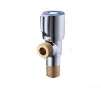 Copper Angle Valve 20mm Leak-Proof Stop Tap(Blue)