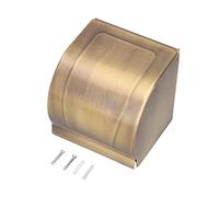 Copper Antique Wall Mount Paper Towel Dispenser, Tissue Box Rack for Bathroom Toilet, Space - Saving Heavy - Duty Holder with Easy - Install Kit
