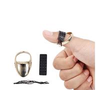 Copper Archerys Thumb Tab, Archerys Glove Hunting Thumb Finger Protector, Archerys Thumb Ring for Bow Finger Protection(20mm)