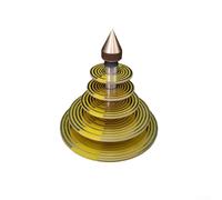 Copper Array Purifier MWO Antenna Disc for Natural Healing and Passive Wellness Decor in Car or Office - Yellow 8cm