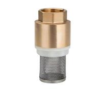 Copper-Banded Check Valve Install Foot Valve for Pumps Brass Vertical Check As Shown in The Picture Water Pump Filter(DN40)