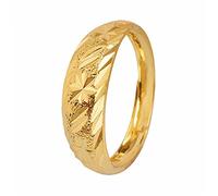 Copper Base Gold Color Dubai Small Ring for Women Girls Arab Middle East Jewelry African Wedding Pony Ring Bridal Gifts