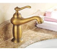 Copper Basin Faucet Antique Solid Brass Faucet Wholesale Black Taps Bathroom Basin Faucet Hot and Cold Water Faucet Vessel Faucet