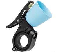 Copper Bike Loud Clear Sound 22mm Mount Rustproof Copper Bicycle for Road for Mountain Bikes Waterproof Bike for horn for Scooter for gravel Riding Loud for 22.2-31.8mm Handlebars Compact Copper(Blue)