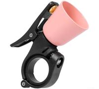 Copper Bike Loud Clear Sound 22mm Mount Rustproof Copper Bicycle for Road for Mountain Bikes Waterproof Bike for horn for Scooter for gravel Riding Loud for 22.2-31.8mm Handlebars Compact Copper(Pink)