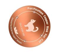 Copper Bird Bath 10cm Reinforced Natural Copper Disc Bird Bath Outdoor Pet Finch Monk Parrot Aviary Home Garden Backyard Courtyard Landscape Park