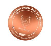 Copper Bird Bath Disc - 4 Inches Water Cleaning Disc, Copper Purification Disk for Bird Bath Clean, Coppers Cleaning Disk | for Outdoor Garden Patio Lawn Fountain Bowl Livestock Chicken Coop Poultry