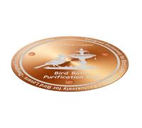 Copper Bird Bath Disc Natural Three-Point Support Cleaner