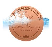 Copper Bird Bath Disc, Pet Drinking Cleaning Plate, Copper Cleaning Disc for Pet Water Bowls - for Backyard, Garden, Indoor, Outdoor, Home, Patio and the