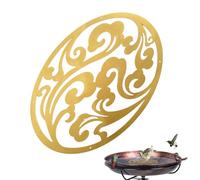 Copper Bird Bath Disc - Safe Bird Bath Copper Disc | Outdoor Decor Pet Supplies for Outdoor Statue - Tree Garden Friends Outside the Home