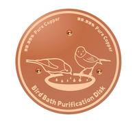 Copper Bird Bath Disc Triple Point Support Universal Fit Reinforced
