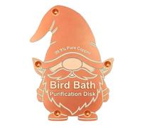 Copper Bird Bath Disc Universal Gnome Shaped All-Season