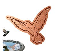 Copper Bird Bath | Portable, Safe and Easy to Clean Bowl | Bird Bath Copper Disc - For Outdoor Outdoor Garden Yard Backyard Front Garden Patio Balcony Wooden Deck Home House