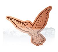 Copper Bird Bath, Safe Portable Cleaning Bowl Dish, Birdbath Copper Disc, for Garden Deck Outdoor Yard Backyard Home House Patio Balcony Ground Pond