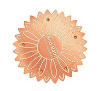 Copper Bird Bath Water Purifier - Standard Size for All Seasons Natural Cleaning Tool Water Purifier Plate | Backyard, Garden, Yard, Homeowner, Gardener, Enthusiast, Pond Pool