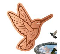 Copper Bird Disc - Portable Safe Cleaning Bowl Dish - Copper Plate for Bird Bath | for Outside Outdoor Garden Yard Backyard Patio Balcony Ground Pond Home House