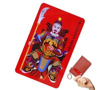 Copper Blessing Protection Card - Chinese New Year Keepsake, Horse Year Luck Symbol, Harmony Success Charm | Celebration Display Bag Home Spiritual Fortune Gift Energy Joy Cultural Decor