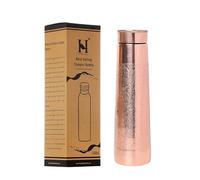 Copper Bottle Light House Shape, Etching Pattern, 900 Ml (30.43 Fl Oz) Capacity For Ayurveda Health Benefits