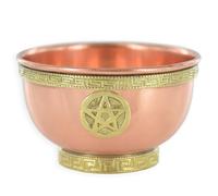 Copper Bowl Pentagram Small Witch & Magic Accessory for Wicca Potions Neopaganism Gift
