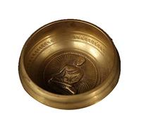 Copper Bowl Pure Copper Tibetan Singing Bowls Handmade Buddha Sound Bowl Medicine Buddha Meditation Singing Bowl Sound Bowl for Healing Prayer Bowl,12cm