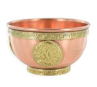 Copper Bowl Tree of Life Small Witch & Magic Accessory for Wicca Potions Neopaganism Gift - Metal with Bronze Finish